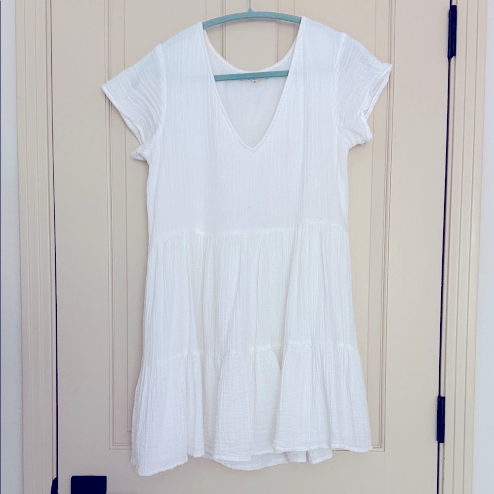 Rip Curl Gauze White Mini Dress